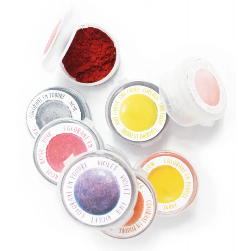 Les Macarons|Les Cupcakes<ScrapCooking 9 Colorants artificiels en poudre,