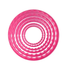 Emporte-Pièce<ScrapCooking 6 Découpoirs lisses ou cannelés,