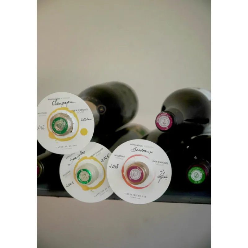 Ustensiles Pour Le Vin<L'ATELIER DU VIN 70 disques de cave,