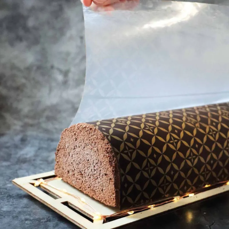 Le Chocolat<ScrapCooking 2 feuilles transfert pour bûche motif Couture,