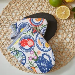 Gants Et Maniques<Ulster Weavers 2 maniques Mediterranéen Plates,