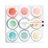Les Macarons|Les Cupcakes<ScrapCooking 9 Mini-colorants artificiels en poudre Pastel,
