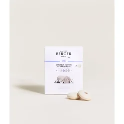 Parfums D'Intérieur<MAISON BERGER 2 recharges diffuseur voiture Caresse de coton,