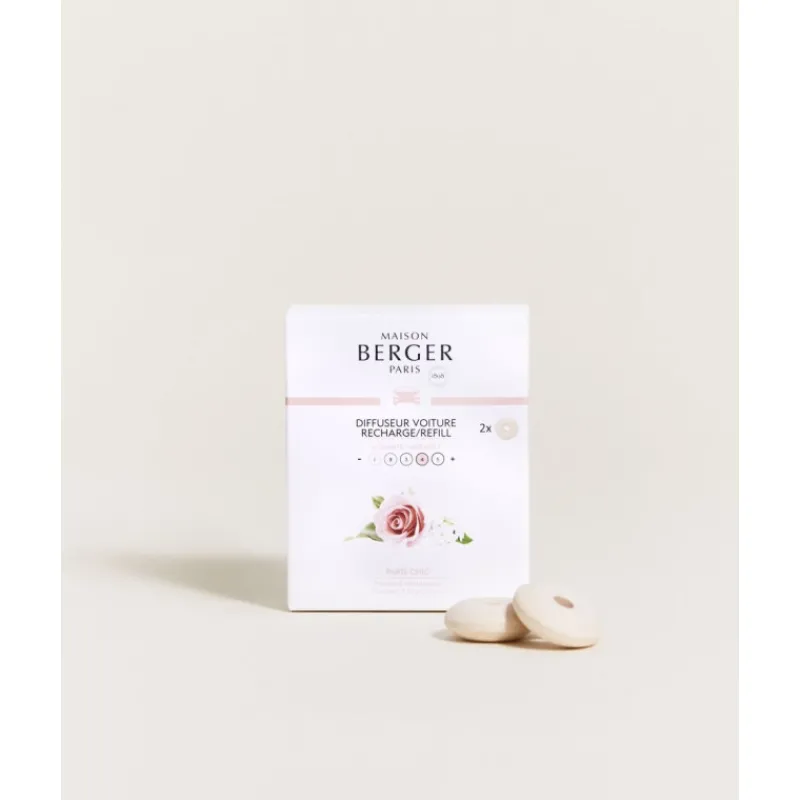 Diffuseurs De Parfum D'Intérieur<MAISON BERGER 2 Recharges diffuseur voiture Paris chic,