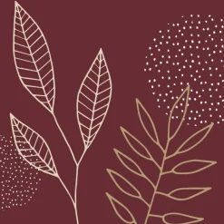 Serviettes En Papier<PaperProduct Design 20 serviettes en papier Pure Meadow Bordeaux,