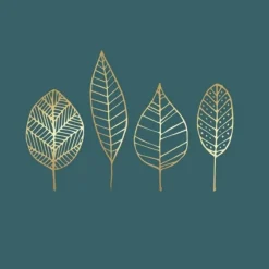 Serviettes En Papier<PaperProduct Design 20 serviettes en papier Pure Gold Leaves Forest,