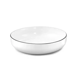 Les Assiettes Creuses<AMEFA Assiette à salade et pâtes Yaka Noir, Médard de Noblat