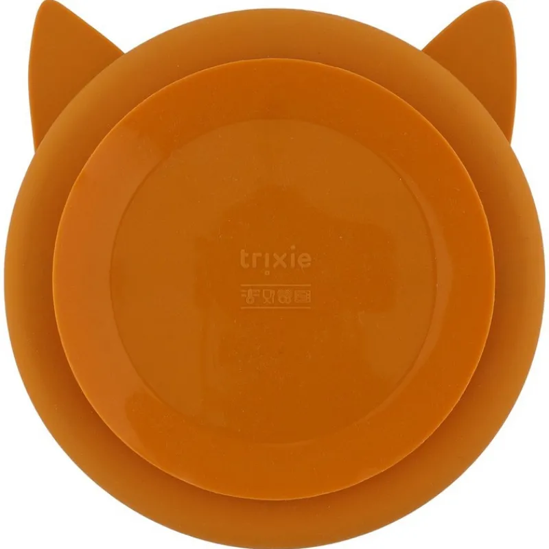 La Vaisselle Pour Enfant<Trixie Assiette compartiments silicone avec ventouse Mr Fox,