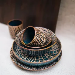 Saladiers Et Coupelles|Les Assiettes Creuses<Pomax Assiette creuse 20 cm Lotus Bronze,