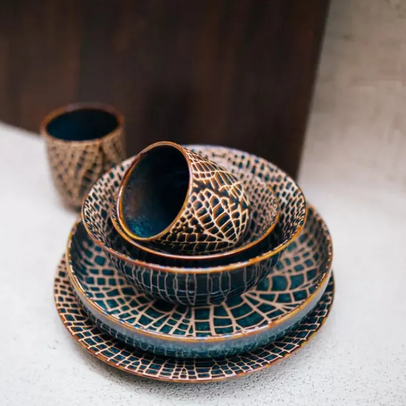 Saladiers Et Coupelles|Les Assiettes Creuses<Pomax Assiette creuse 20 cm Lotus Bronze,