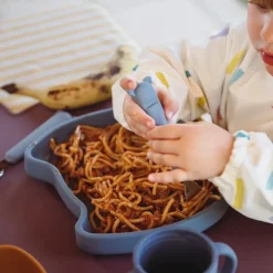 La Vaisselle Pour Enfant<The Cotton Cloud Assiette en silicone Chat,