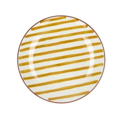 Les Assiettes Dessert|Les Assiettes Creuses<Pomax Assiette Mykonos jaune,