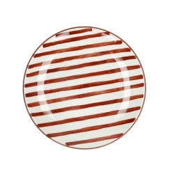 Les Assiettes Dessert|Les Assiettes Creuses<Pomax Assiette Mykonos rouille,