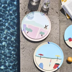 Les Assiettes Plates<Degrenne Paris Assiette Plate 26 cm Destination Mer,