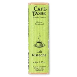 Le Chocolat<Café Tasse Barre de chocolat au Lait Pistache,