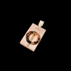 Les Accessoires<Bachca Barrette Ronde Ecaille,