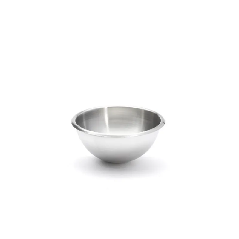 Bols Et Culs De Poule<DE BUYER Bassine demi-sphérique en inox bord roulé,