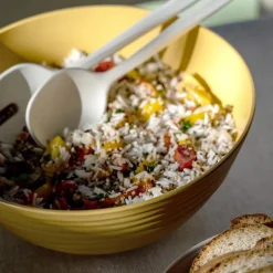 Saladiers Et Coupelles<GUZZINI Bol avec couvercle Tierra Jaune Moutarde,