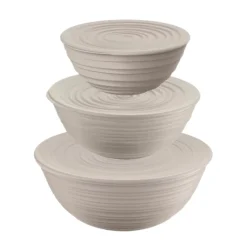 Saladiers Et Coupelles<GUZZINI Bol avec couvercle Tierra Gris Tourterelle,