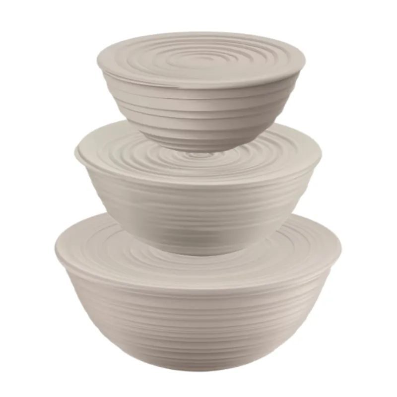 Saladiers Et Coupelles<GUZZINI Bol avec couvercle Tierra Gris Tourterelle,