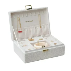 Les Bijoux|Les Accessoires<Maison Scarlett Boîte à Bijoux Louise Moumoute Blanc,