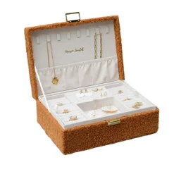 Les Bijoux|Les Accessoires<Maison Scarlett Boîte à Bijoux Louise Moumoute Camel,