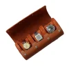 Les Accessoires<Maison Scarlett Boîte à Montres de Voyage James 3 emplacements Camel,