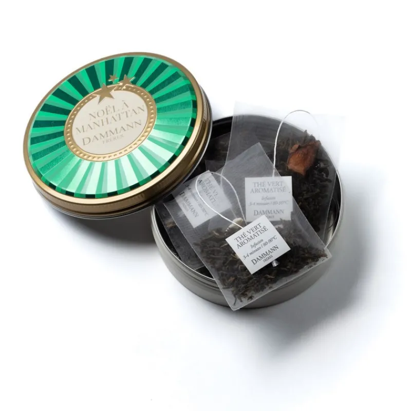Les Thés Et Tisanes<DAMMANN FRERES Boîte de 6 sachets Noël à Manhattan, Dammann Frères
