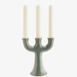 Photophores, Bougeoirs Et Chandeliers<Madam Stoltz Bougeoir 3 branches en grès,