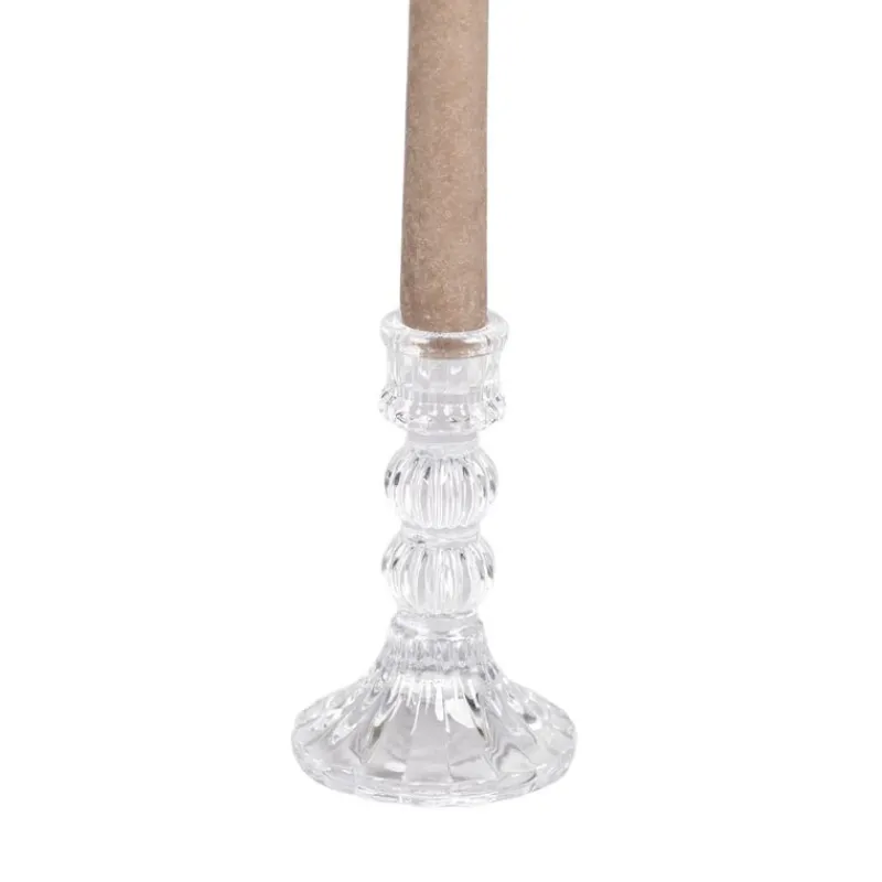 Photophores, Bougeoirs Et Chandeliers<Rasteli Bougeoir en Verre Crinoline,