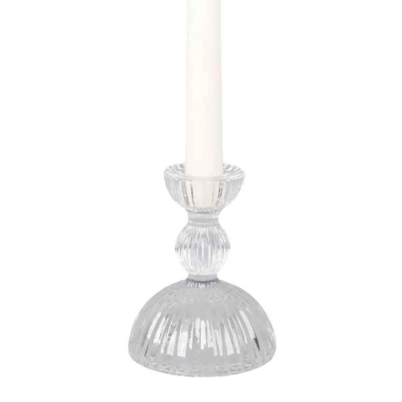 Photophores, Bougeoirs Et Chandeliers<Rasteli Bougeoir en Verre Ruffles Cup Pillar,