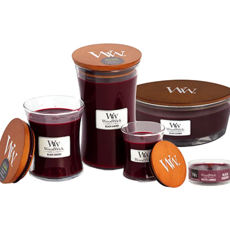 Parfums D'Intérieur|Bougies Parfumées<Woodwick Bougie parfumée Black cherry,