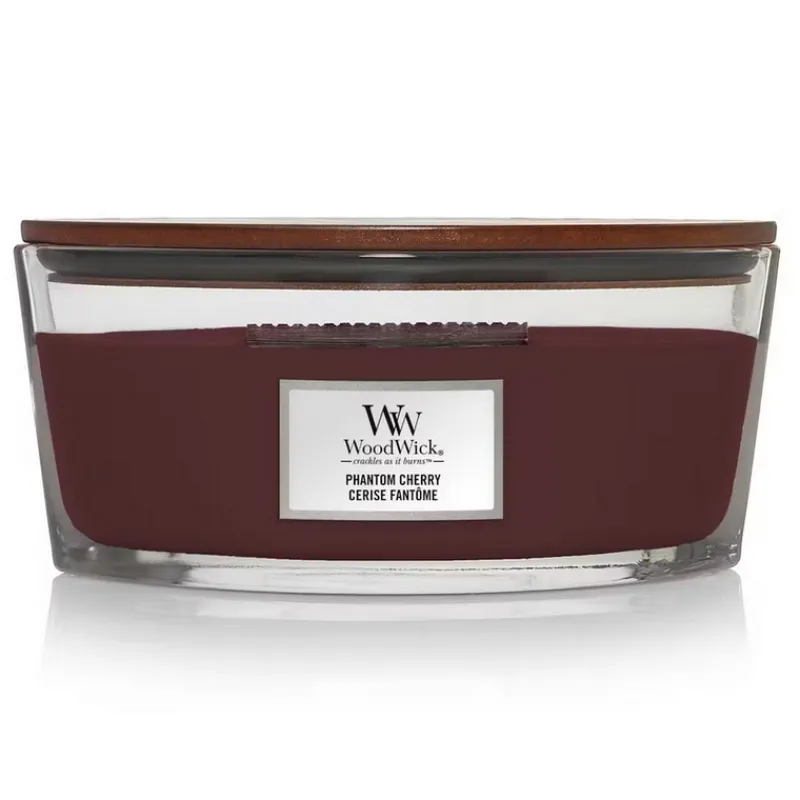 Parfums D'Intérieur|Bougies Parfumées<Woodwick Bougie parfumée Ellipse Cerise Fantôme,
