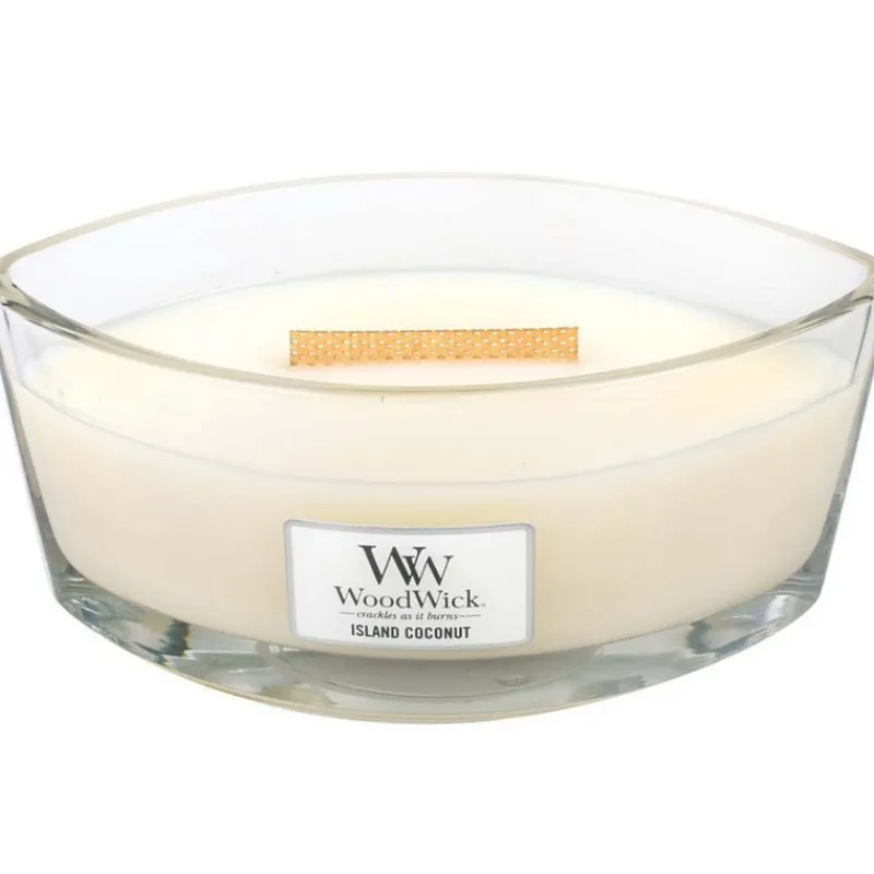 Bougies Parfumées|Bougies Décoratives<Woodwick Bougie parfumée Ellipse Noix de coco des iles,