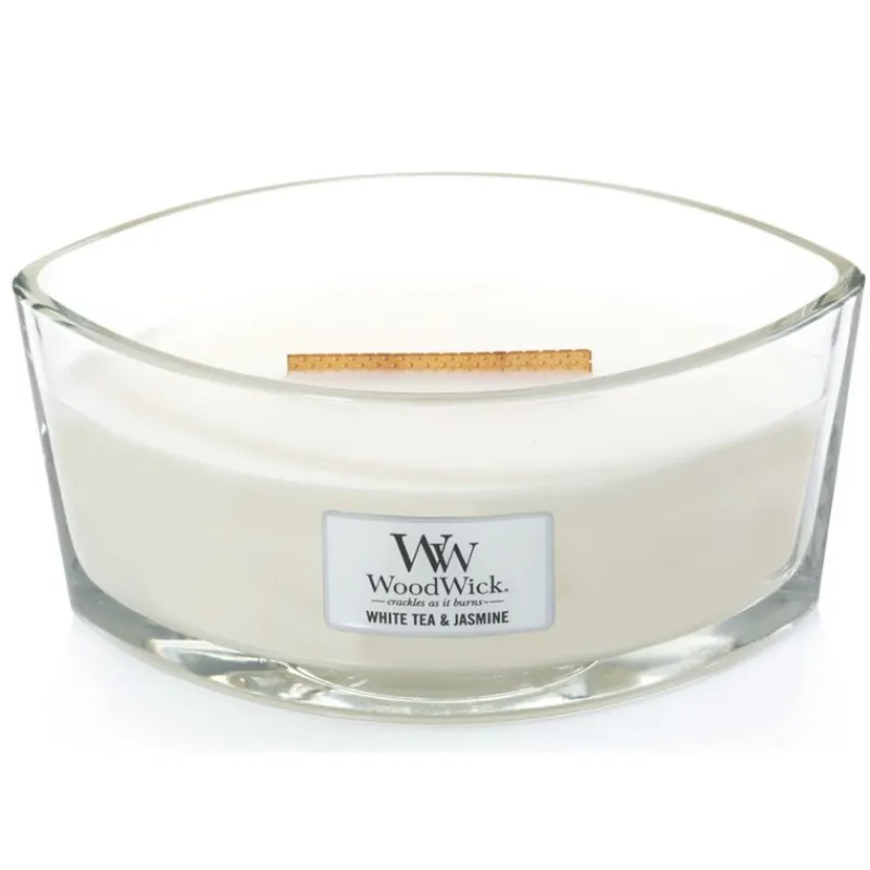 Bougies Parfumées|Bougies Décoratives<Woodwick Bougie parfumée Ellipse Thé blanc & Jasmin,