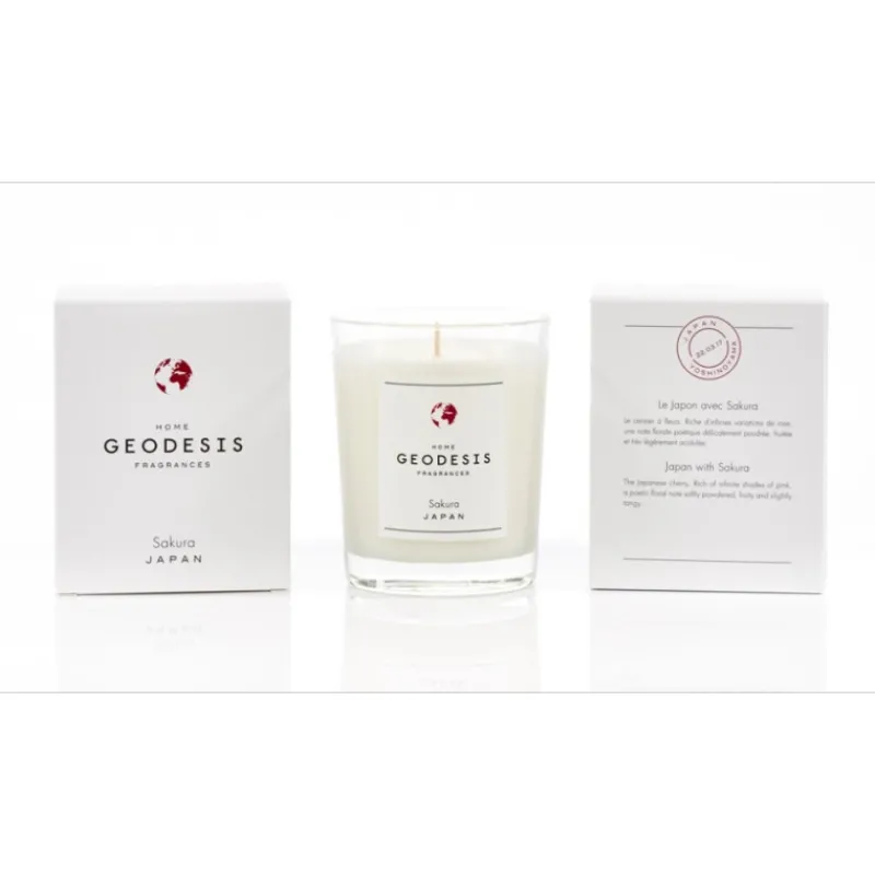 Bougies Parfumées<GEODESIS Bougie parfumée 180g Sakura,