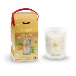 Bougies Parfumées|Bougies Décoratives<ESTEBAN Bougie parfumée 180g Thé et Pain d'épices,