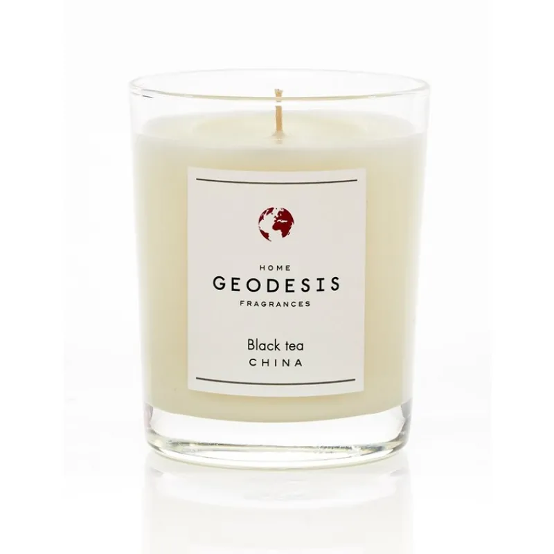 Bougies Parfumées<GEODESIS Bougie parfumée 180g Thé Noir,