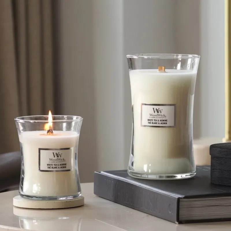 Bougies Décoratives|Bougies Parfumées<Woodwick Bougie parfumée Thé blanc & Jasmin,
