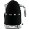 Bouilloires Électriques<SMEG Bouilloire réglable années 50 Noir,