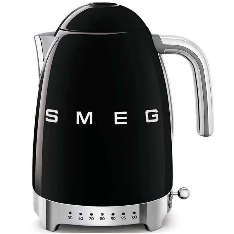 Bouilloires Électriques<SMEG Bouilloire réglable années 50 Noir,