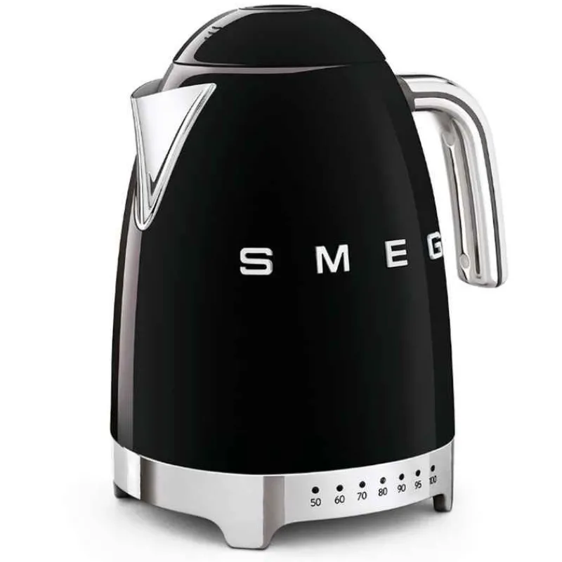 Bouilloires Électriques<SMEG Bouilloire réglable années 50 Noir,