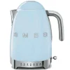 Bouilloires Électriques<SMEG Bouilloire réglable années 50 Bleu,