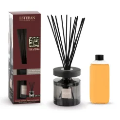 Diffuseurs De Parfum D'Intérieur<ESTEBAN Bouquet parfumé Ellipse Teck & Tonka,