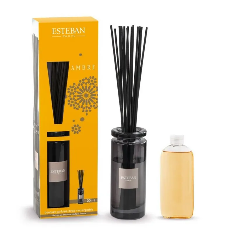 Diffuseurs De Parfum D'Intérieur<ESTEBAN Bouquet parfumé Initial Ambre,