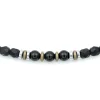 Les Bijoux<Têtes Blondes Bracelet Homme 3 tours Magnetic Gentleman Tourmaline Noire,