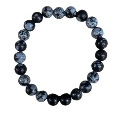 La Lithothérapie<Koukouma & Co Bracelet Obsidienne Flocon de neige,