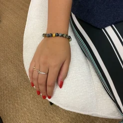 La Lithothérapie<Koukouma & Co Bracelet Oeil de Tigre blanc,