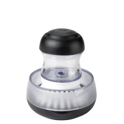 Brosserie<OXO Brosse à vaisselle ronde distributrice de savon avec support,