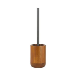 Coin Wc<Andrea House Brosse de toilette en bois d'Acacia,